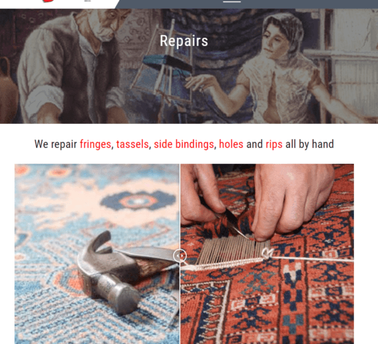 Persian Rugwashing & Repairs